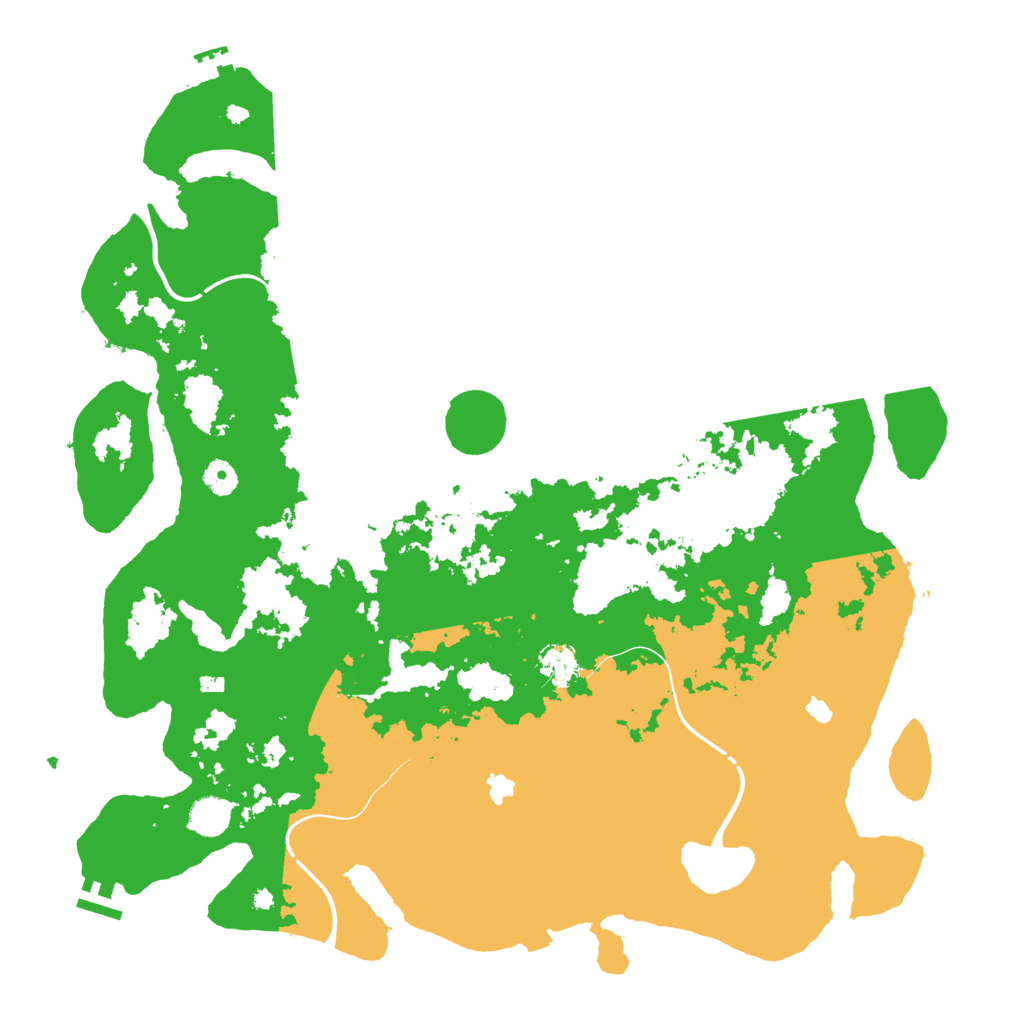 Biome Rust Map: Procedural Map, Size: 4500, Seed: 1486002077