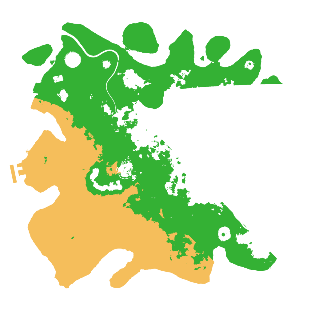 Biome Rust Map: Procedural Map, Size: 3500, Seed: 1176113065