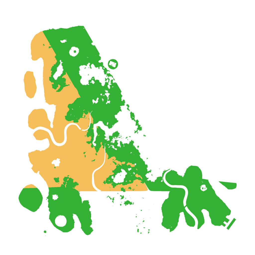 Biome Rust Map: Procedural Map, Size: 4000, Seed: 12288