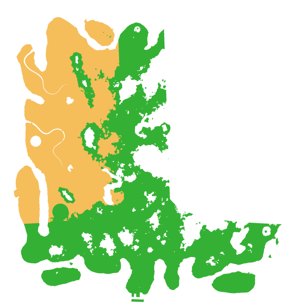 Biome Rust Map: Procedural Map, Size: 5000, Seed: 152744600