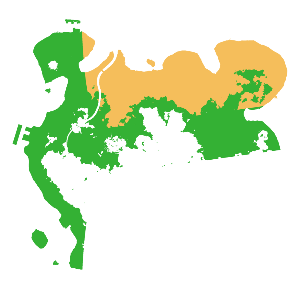 Biome Rust Map: Procedural Map, Size: 3001, Seed: 50000