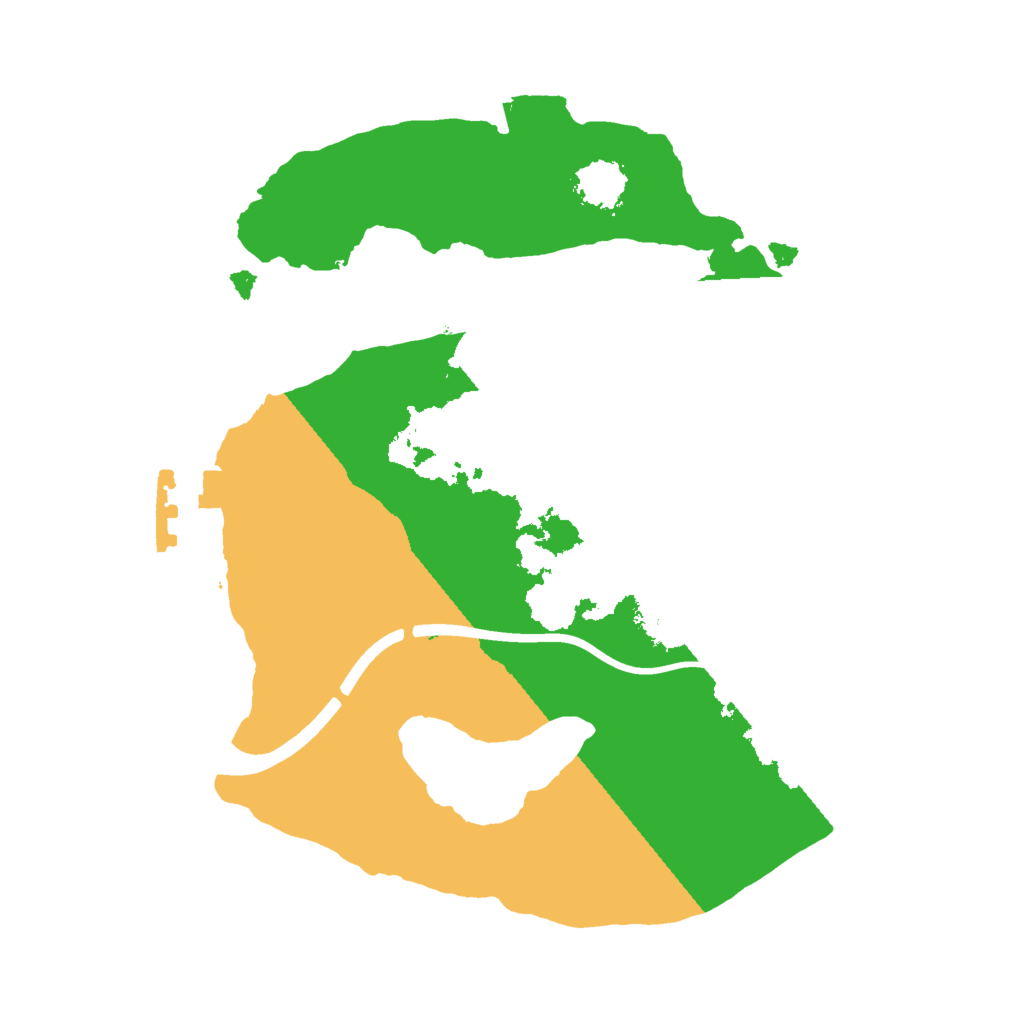 Biome Rust Map: Procedural Map, Size: 1900, Seed: 361486151