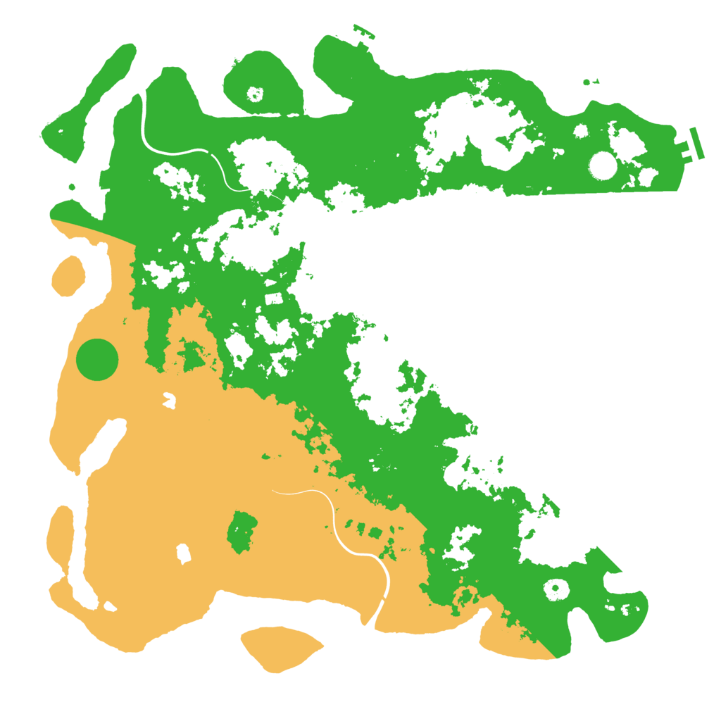 Biome Rust Map: Procedural Map, Size: 4500, Seed: 963300720