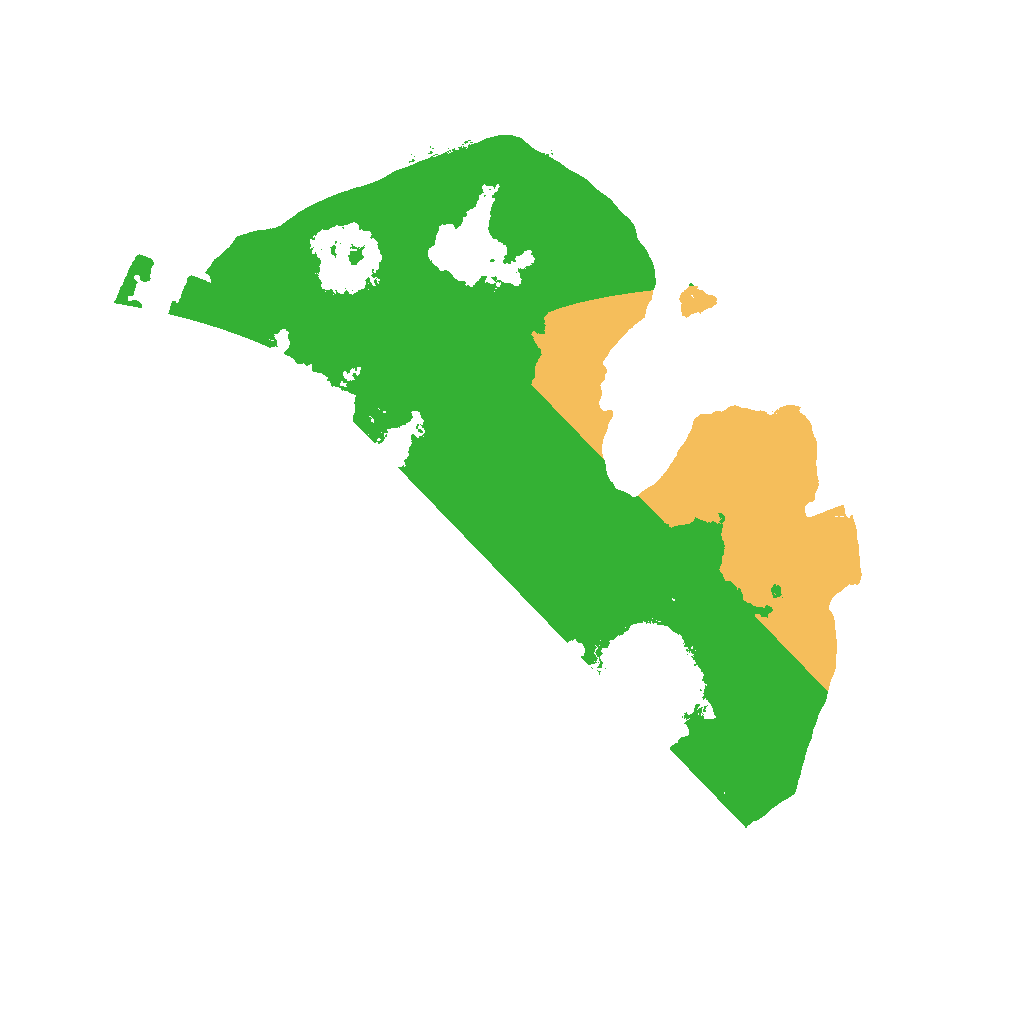 Biome Rust Map: Procedural Map, Size: 1500, Seed: 2050026335