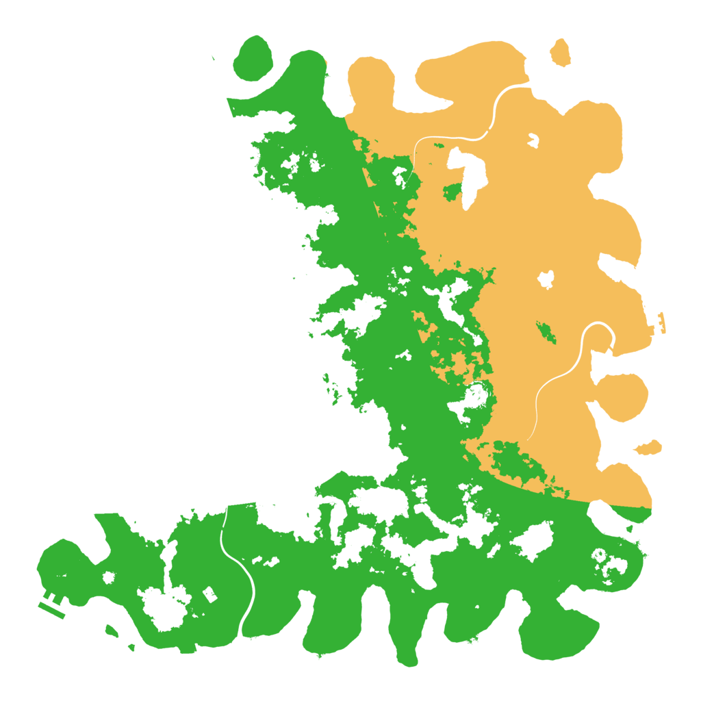 Biome Rust Map: Procedural Map, Size: 5000, Seed: 22626