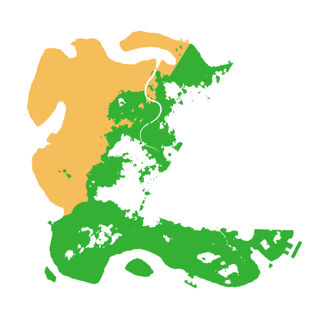 Biome Rust Map: Procedural Map, Size: 3500, Seed: 9584325
