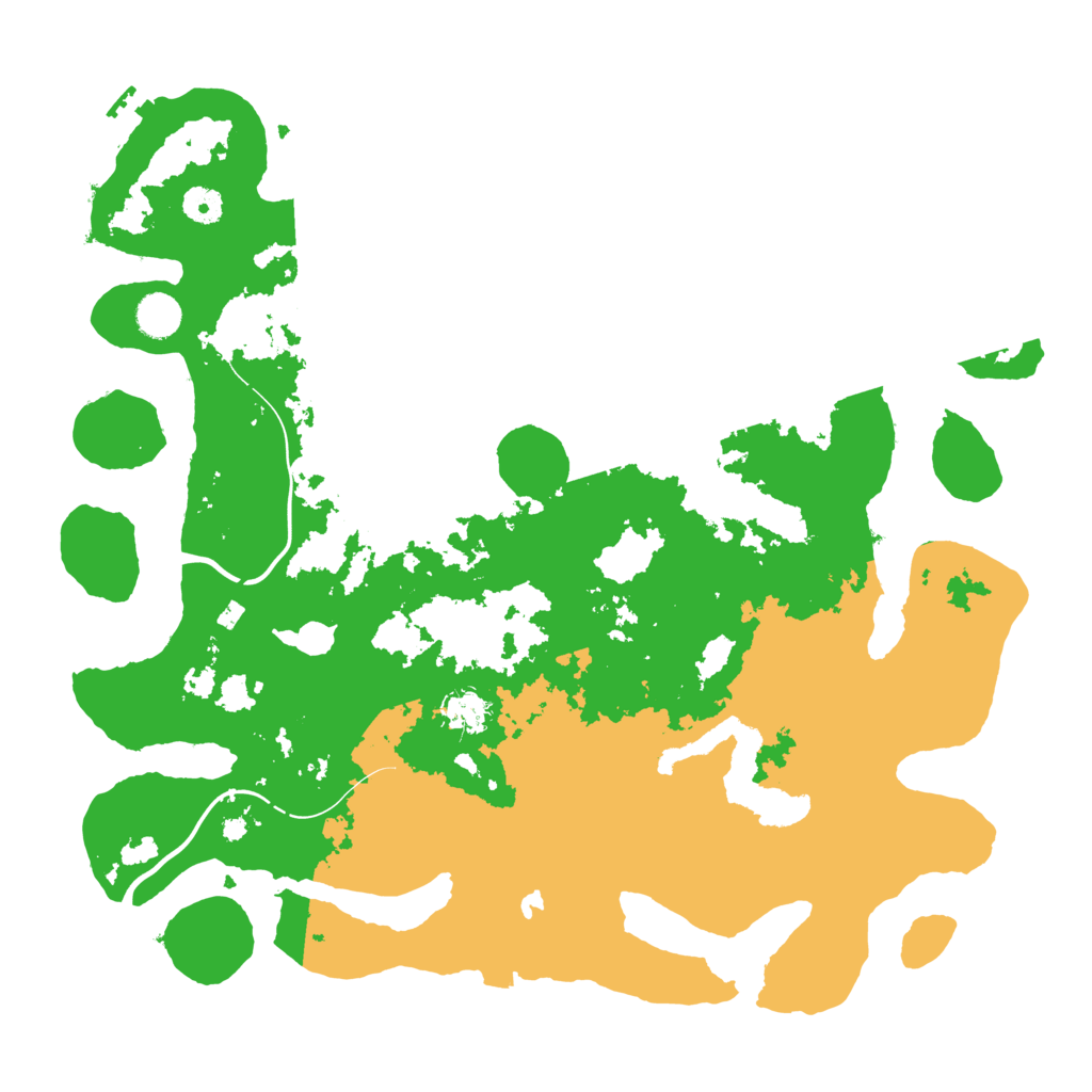 Biome Rust Map: Procedural Map, Size: 4250, Seed: 2633