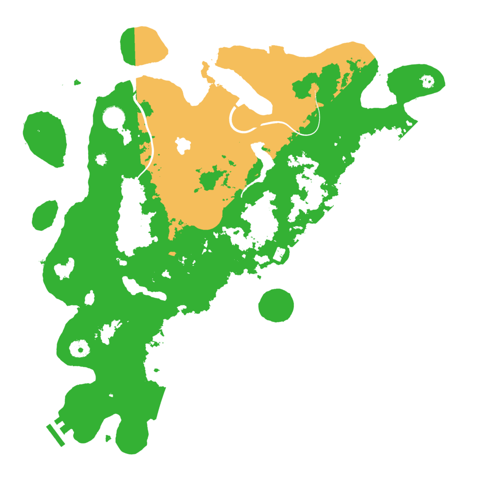 Biome Rust Map: Procedural Map, Size: 4000, Seed: 597694