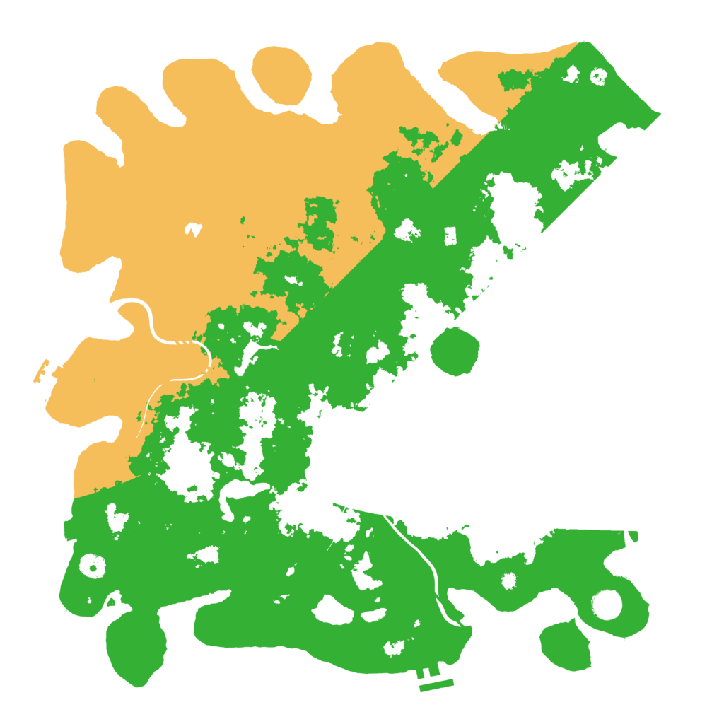 Biome Rust Map: Procedural Map, Size: 4250, Seed: 735191802
