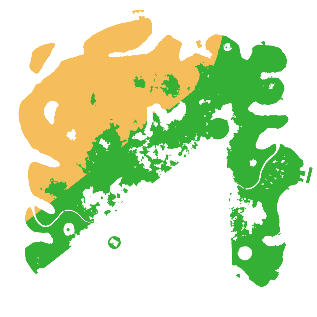 Biome Rust Map: Procedural Map, Size: 4000, Seed: 621500