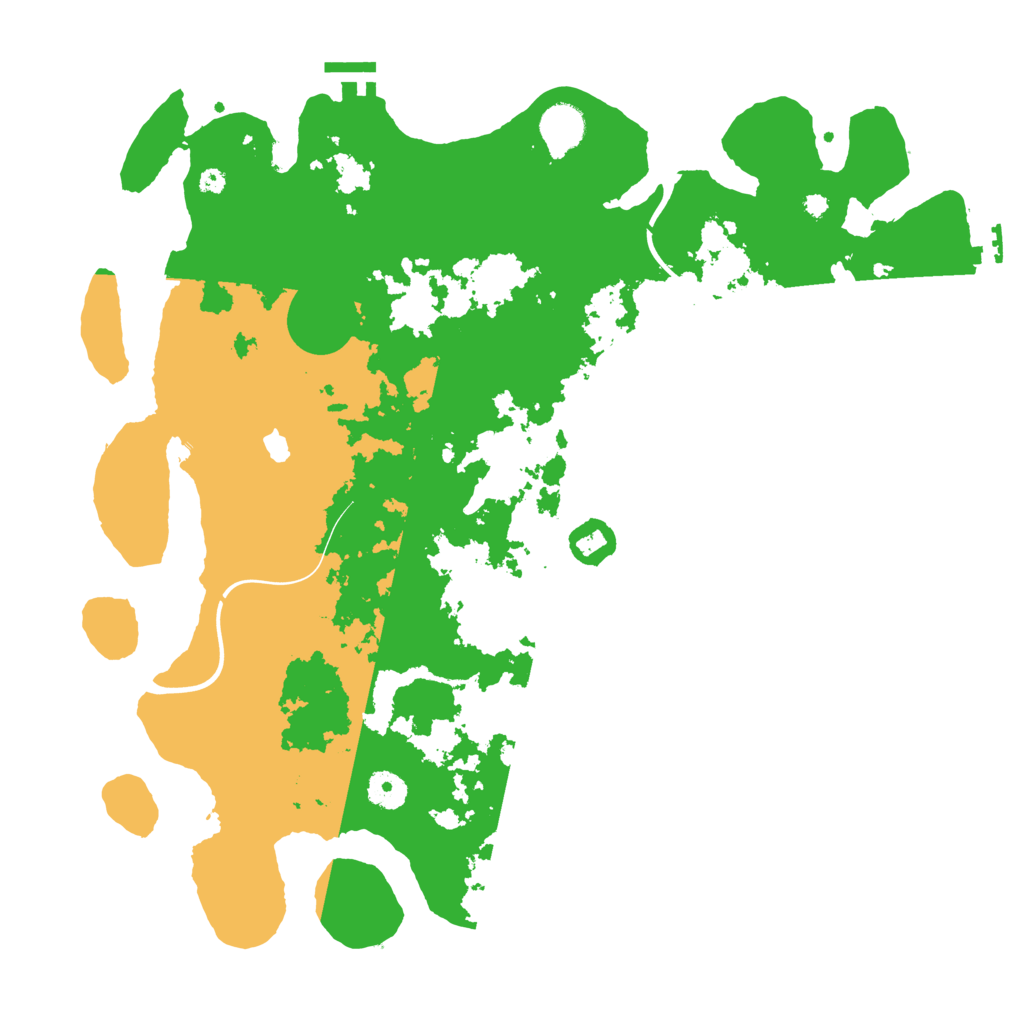 Biome Rust Map: Procedural Map, Size: 4000, Seed: 6845