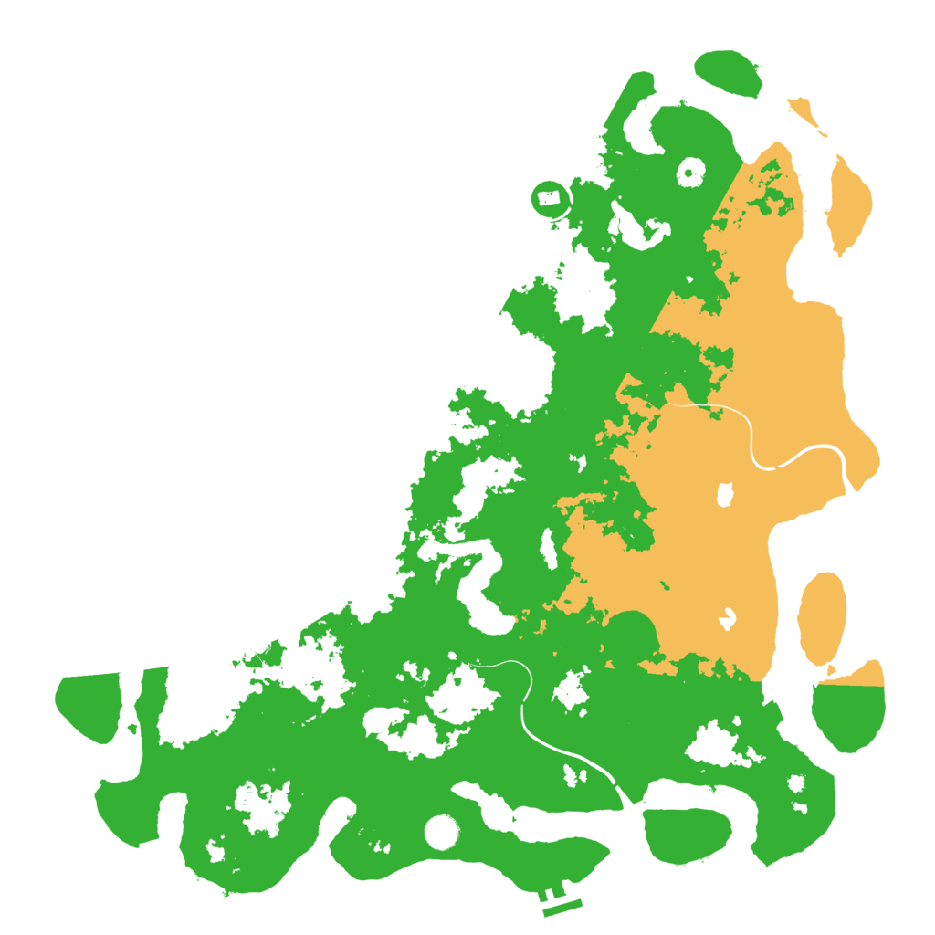 Biome Rust Map: Procedural Map, Size: 4750, Seed: 2021879079