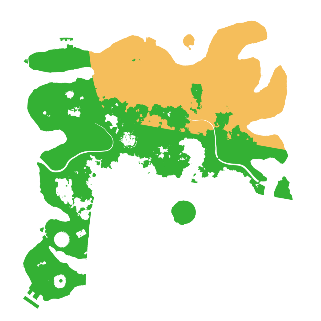 Biome Rust Map: Procedural Map, Size: 3700, Seed: 1605290779