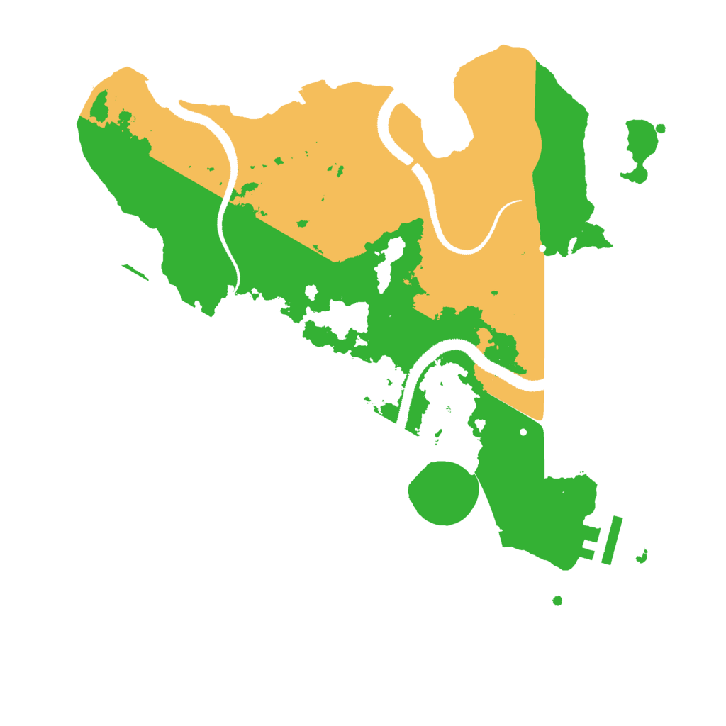 Biome Rust Map: Procedural Map, Size: 3000, Seed: 827475274