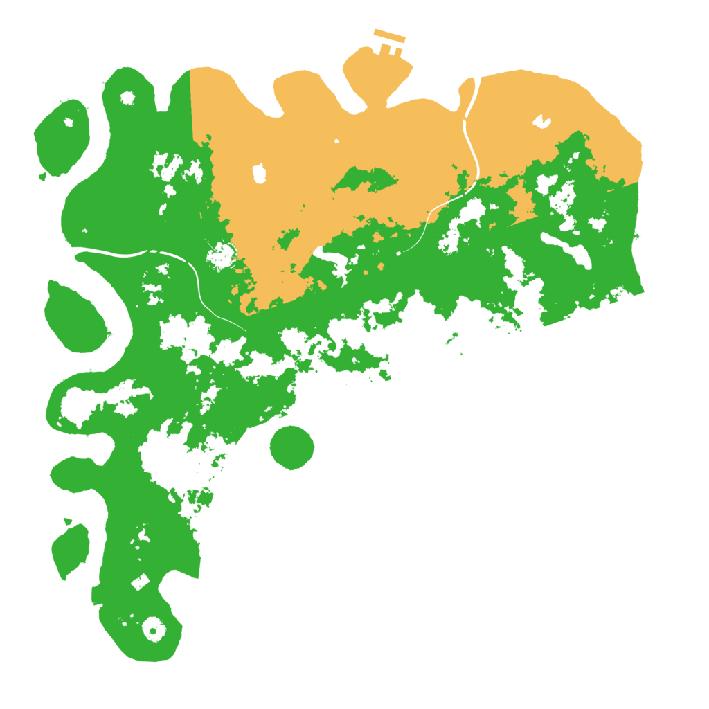Biome Rust Map: Procedural Map, Size: 4500, Seed: 6846