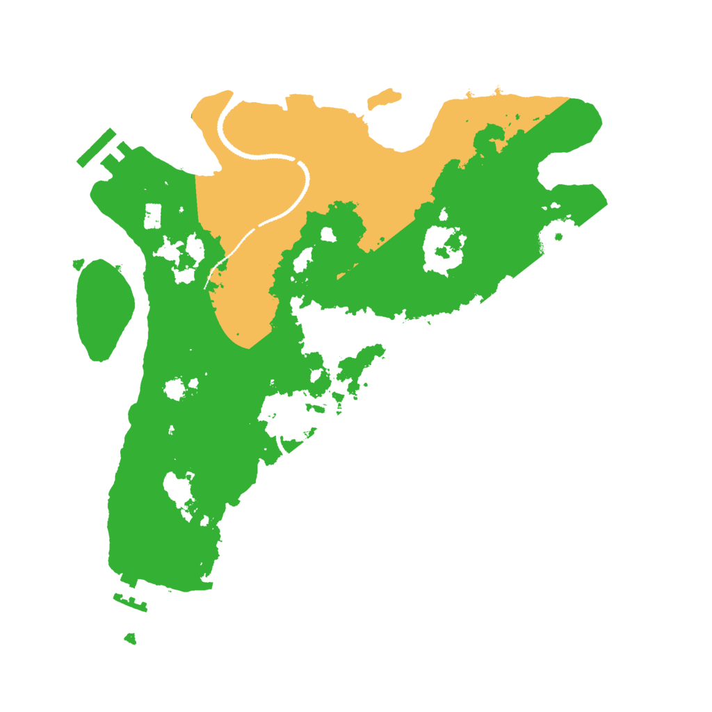Biome Rust Map: Procedural Map, Size: 3000, Seed: 1294741884
