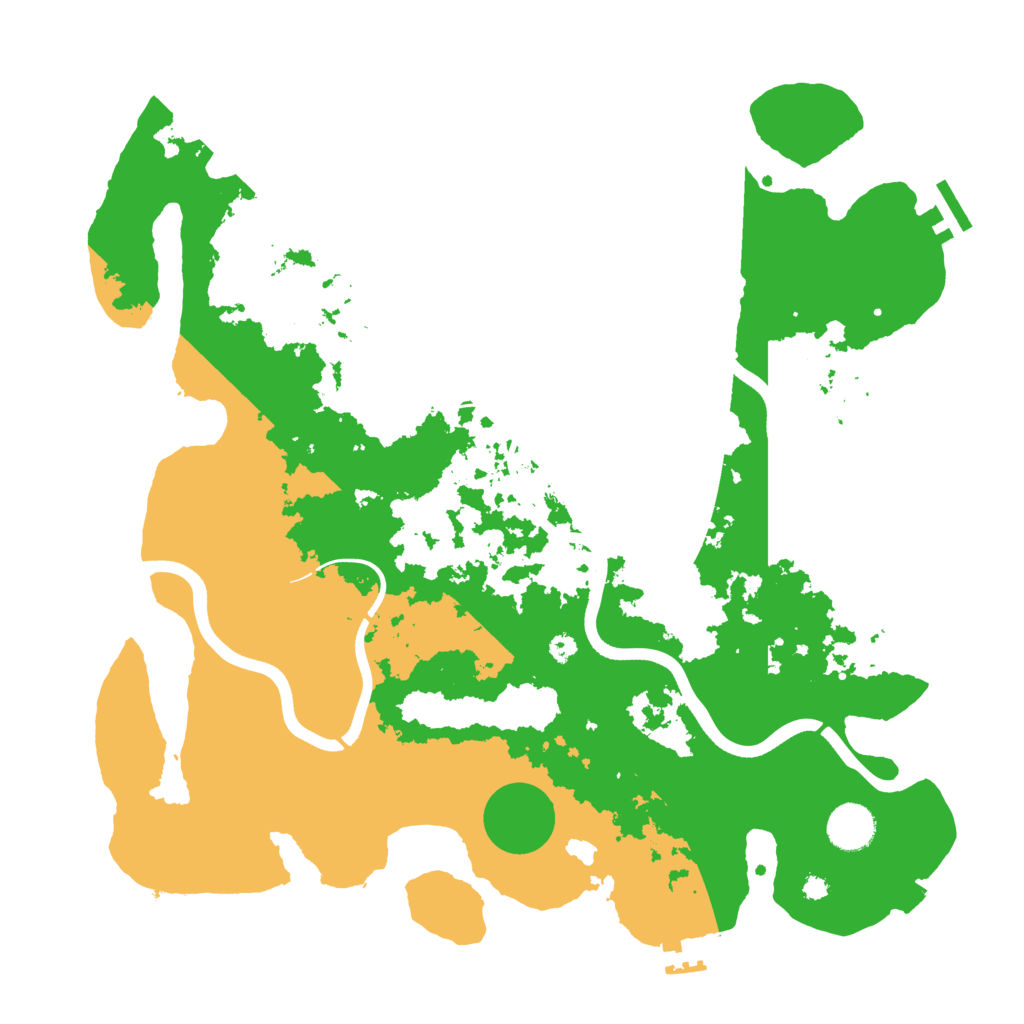 Biome Rust Map: Procedural Map, Size: 3785, Seed: 57434