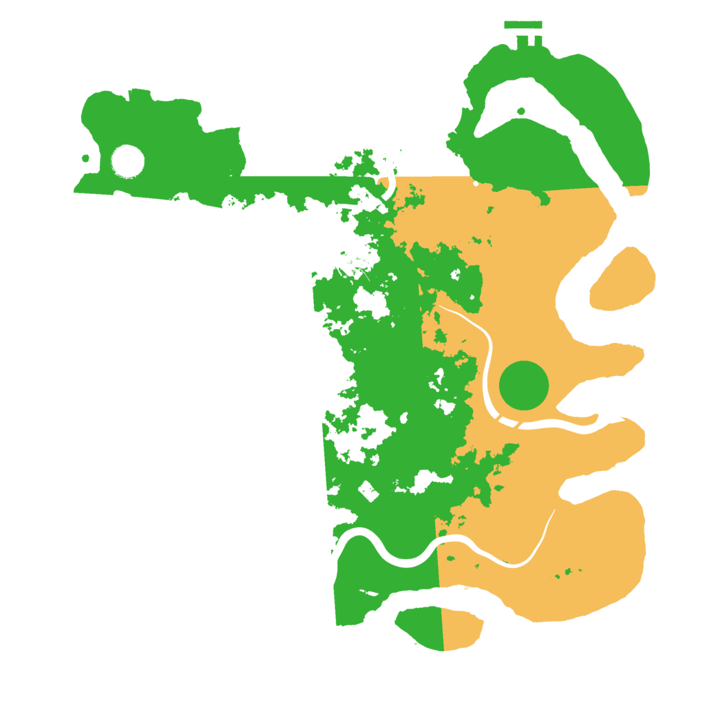 Biome Rust Map: Procedural Map, Size: 3750, Seed: 1394316890