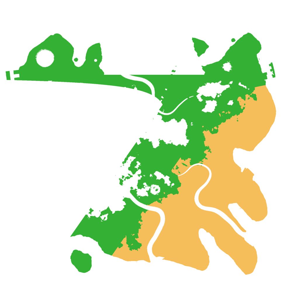 Biome Rust Map: Procedural Map, Size: 3000, Seed: 1599430613