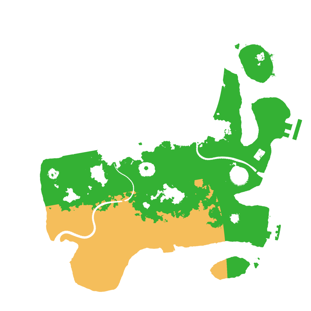 Biome Rust Map: Procedural Map, Size: 3000, Seed: 2954761