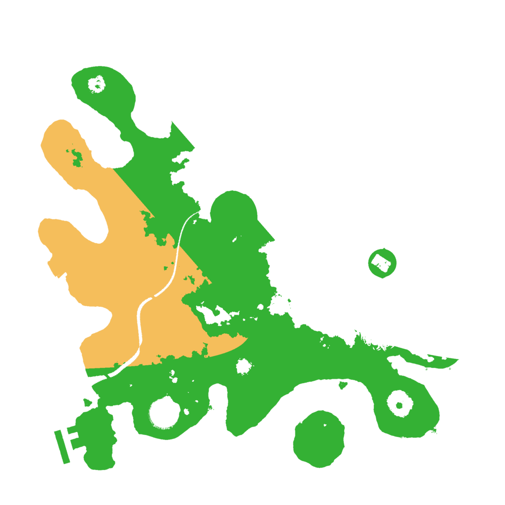 Biome Rust Map: Procedural Map, Size: 3000, Seed: 981