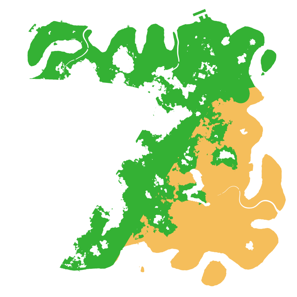 Biome Rust Map: Procedural Map, Size: 4500, Seed: 753648007