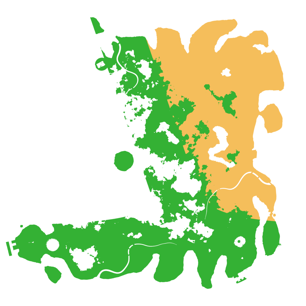 Biome Rust Map: Procedural Map, Size: 4300, Seed: 22626