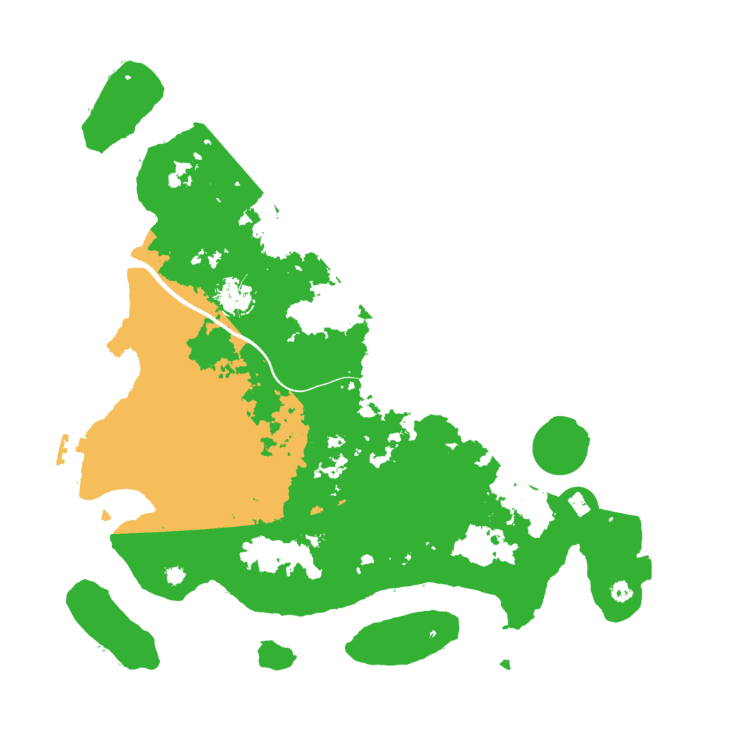 Biome Rust Map: Procedural Map, Size: 3500, Seed: 987724837