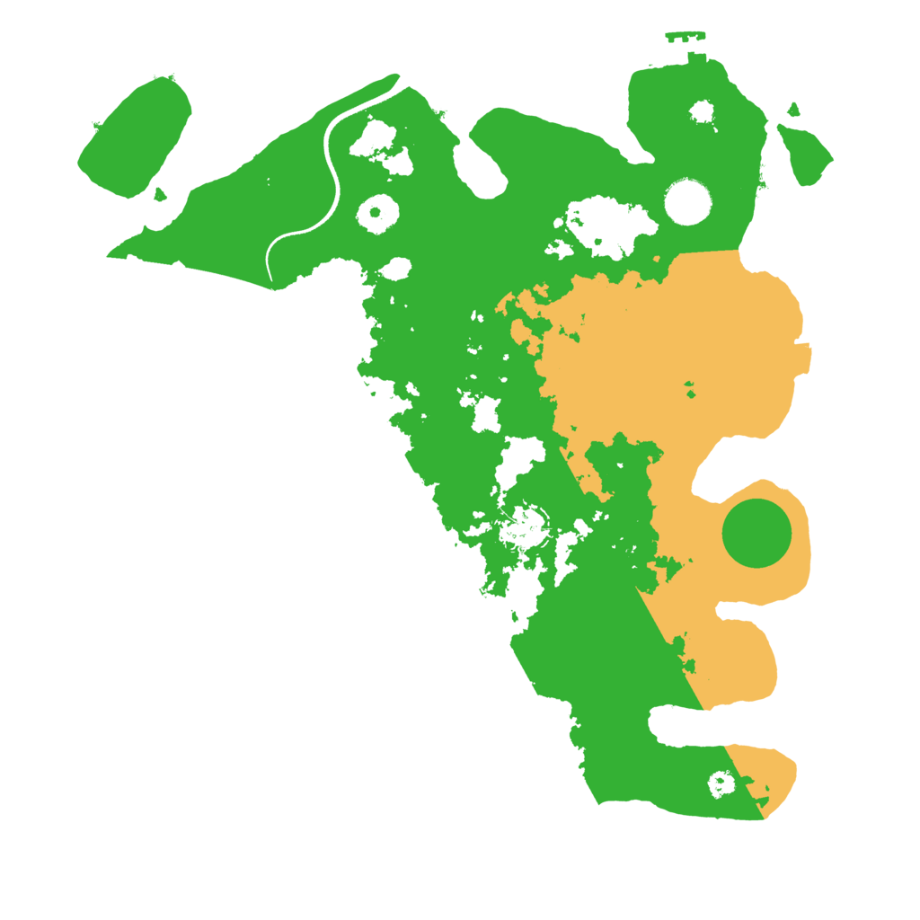 Biome Rust Map: Procedural Map, Size: 3500, Seed: 2147473647