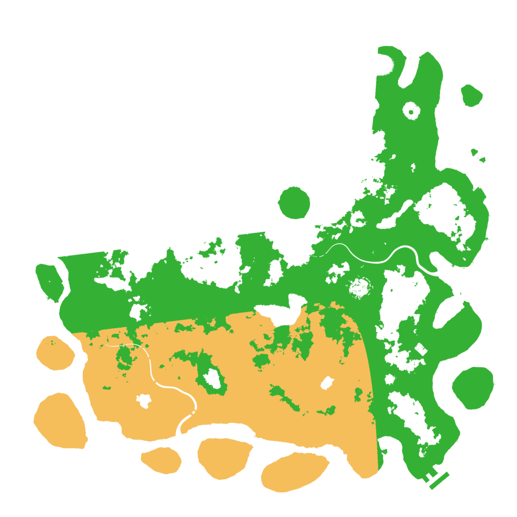 Biome Rust Map: Procedural Map, Size: 4500, Seed: 717417964