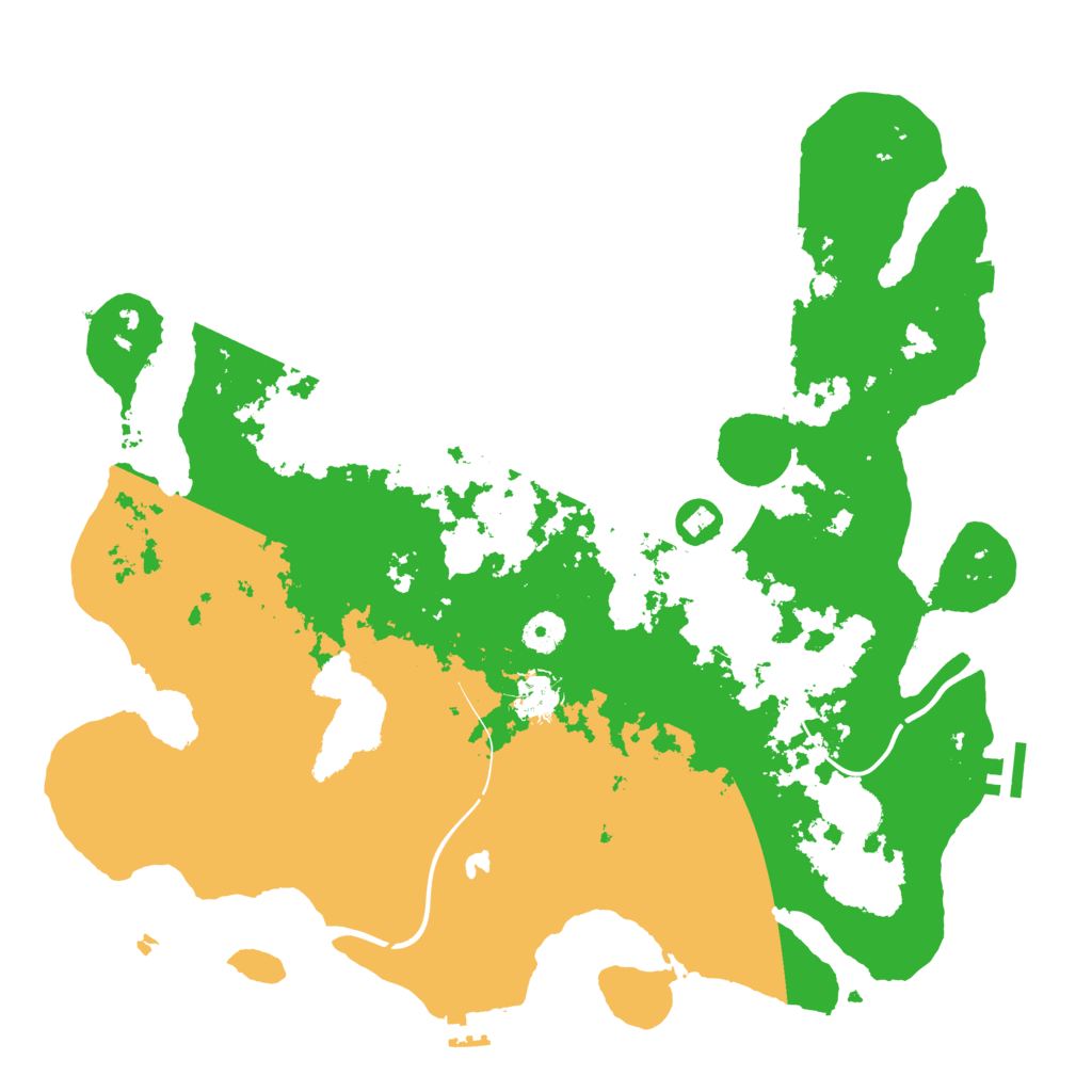 Biome Rust Map: Procedural Map, Size: 4000, Seed: 6262468