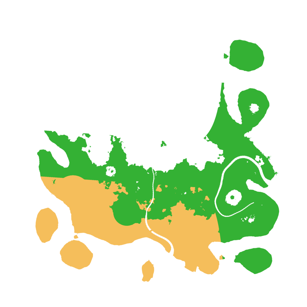 Biome Rust Map: Procedural Map, Size: 3000, Seed: 104271