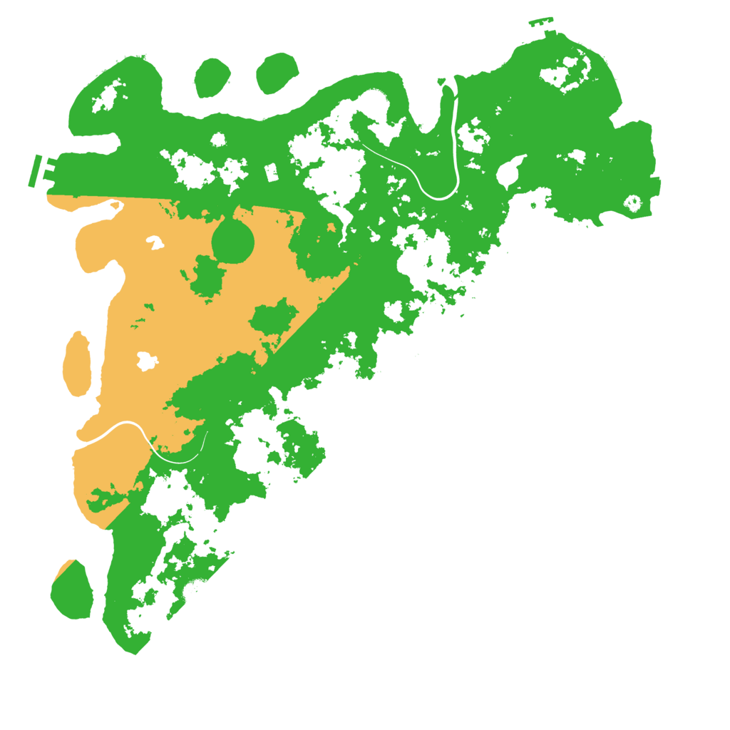 Biome Rust Map: Procedural Map, Size: 4500, Seed: 245111453