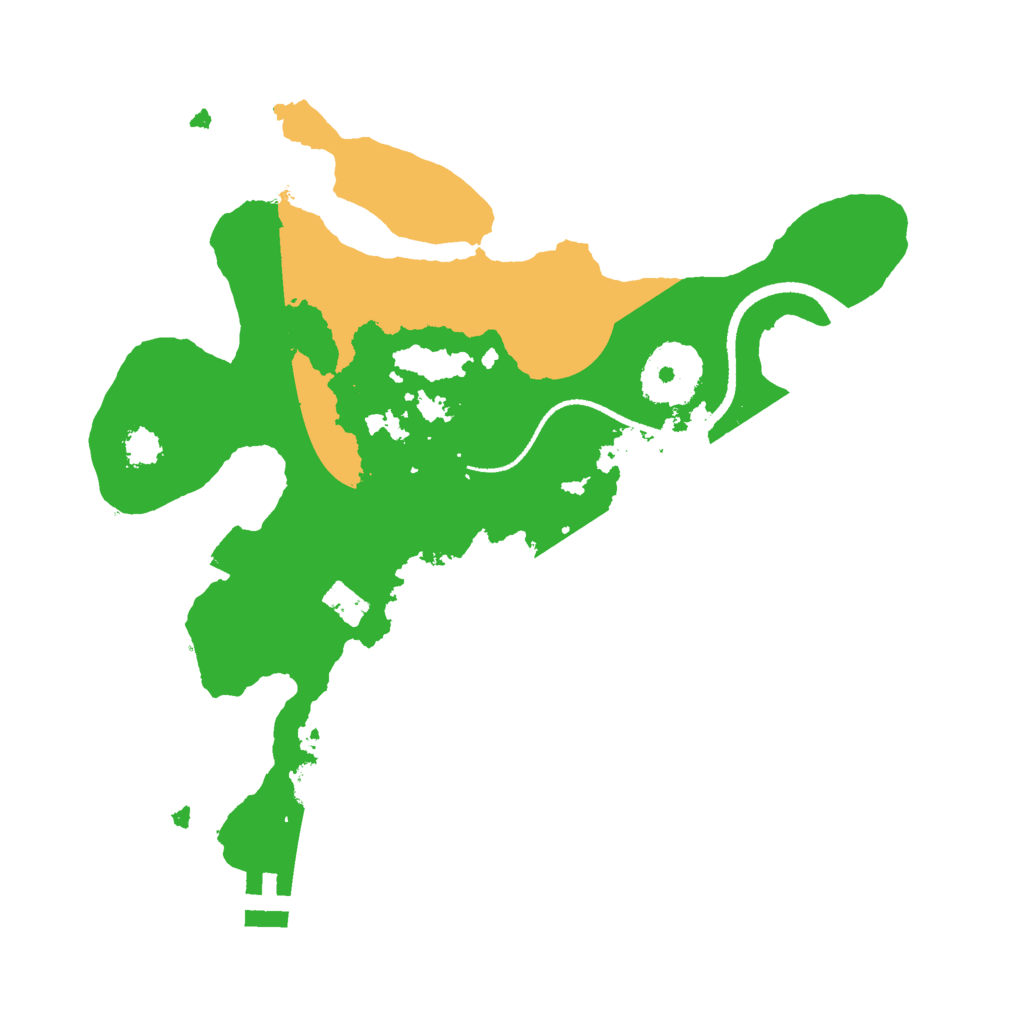 Biome Rust Map: Procedural Map, Size: 2501, Seed: 8754823