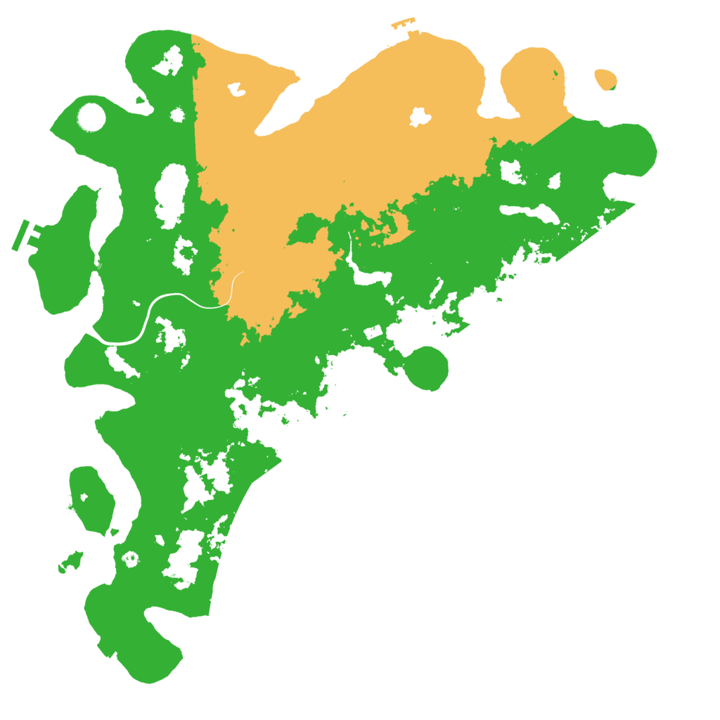 Biome Rust Map: Procedural Map, Size: 4500, Seed: 875846957