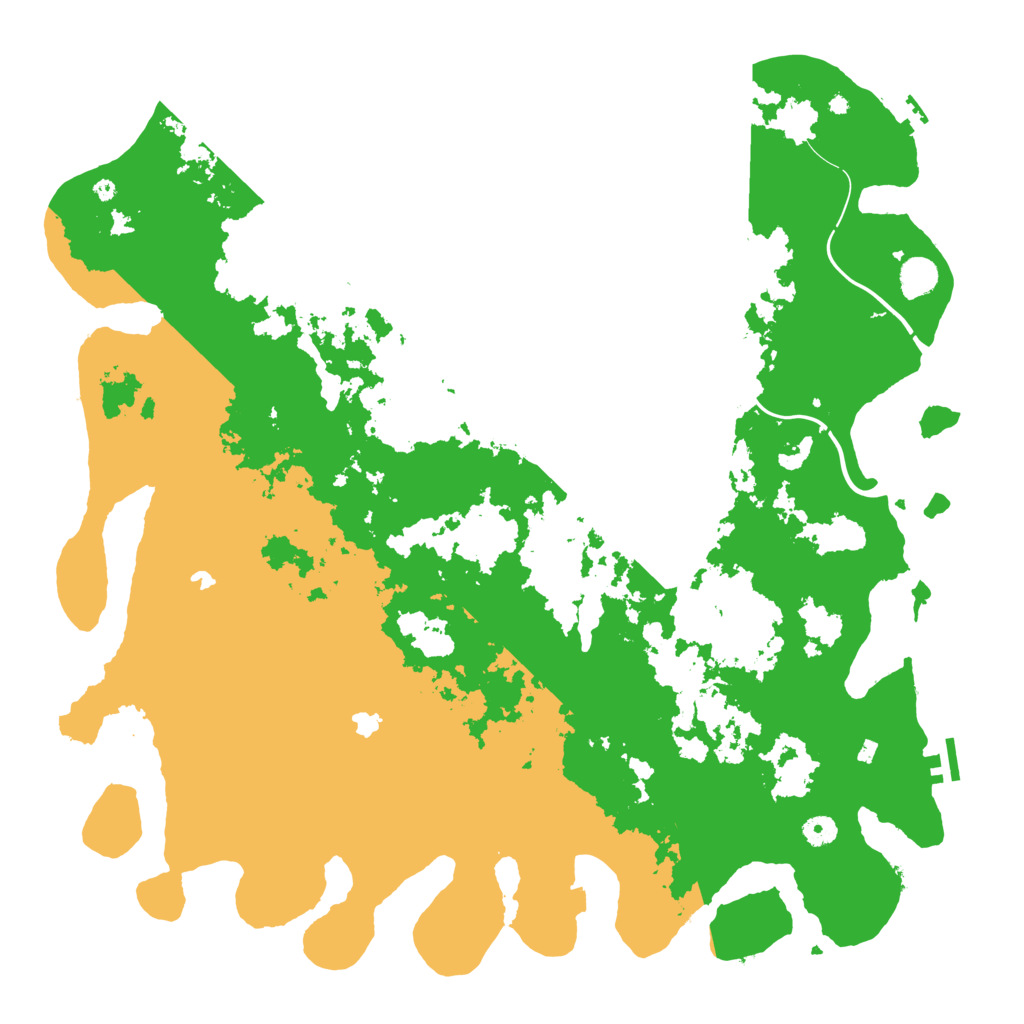 Biome Rust Map: Procedural Map, Size: 4800, Seed: 1074668987