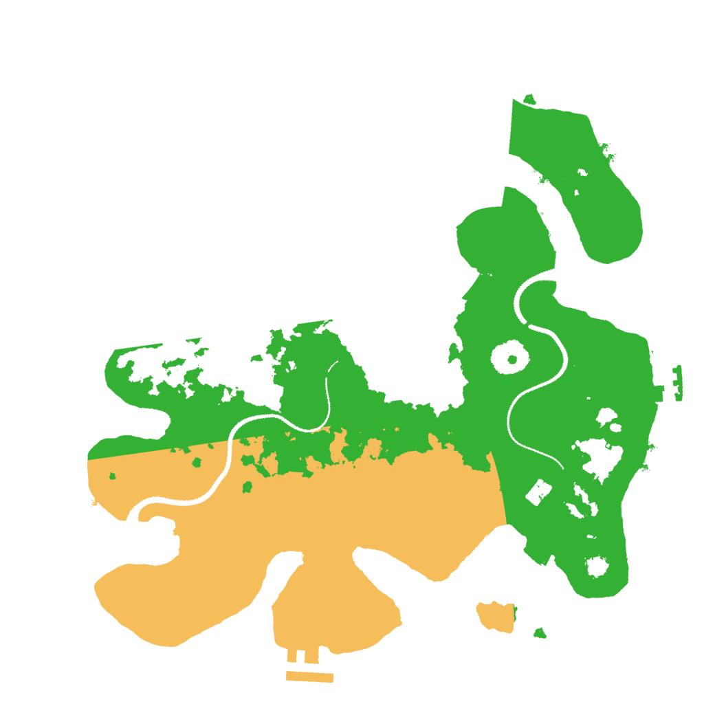 Biome Rust Map: Procedural Map, Size: 3000, Seed: 1986902330