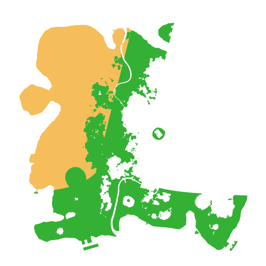 Biome Rust Map: Procedural Map, Size: 3500, Seed: 974727001