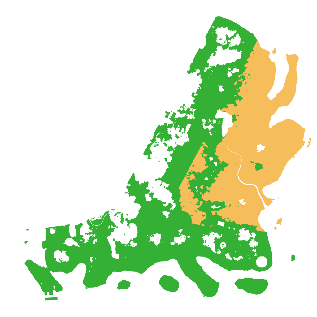 Biome Rust Map: Procedural Map, Size: 5000, Seed: 272727