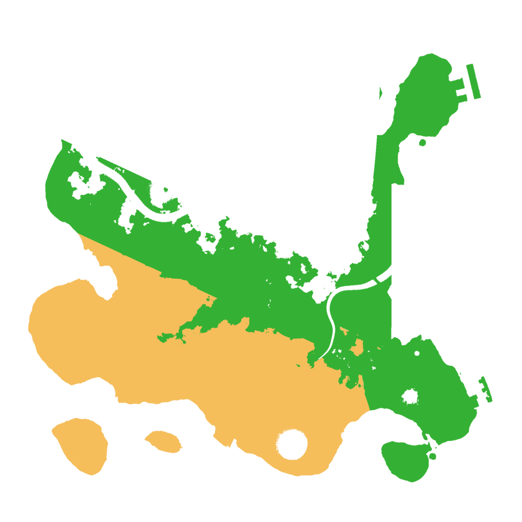 Biome Rust Map: Procedural Map, Size: 3000, Seed: 6262468