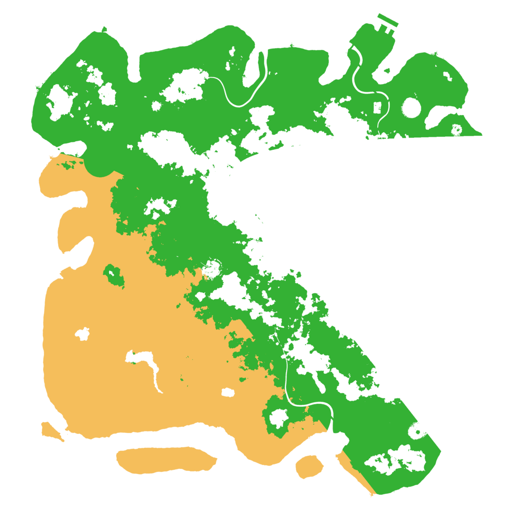 Biome Rust Map: Procedural Map, Size: 4700, Seed: 204406989