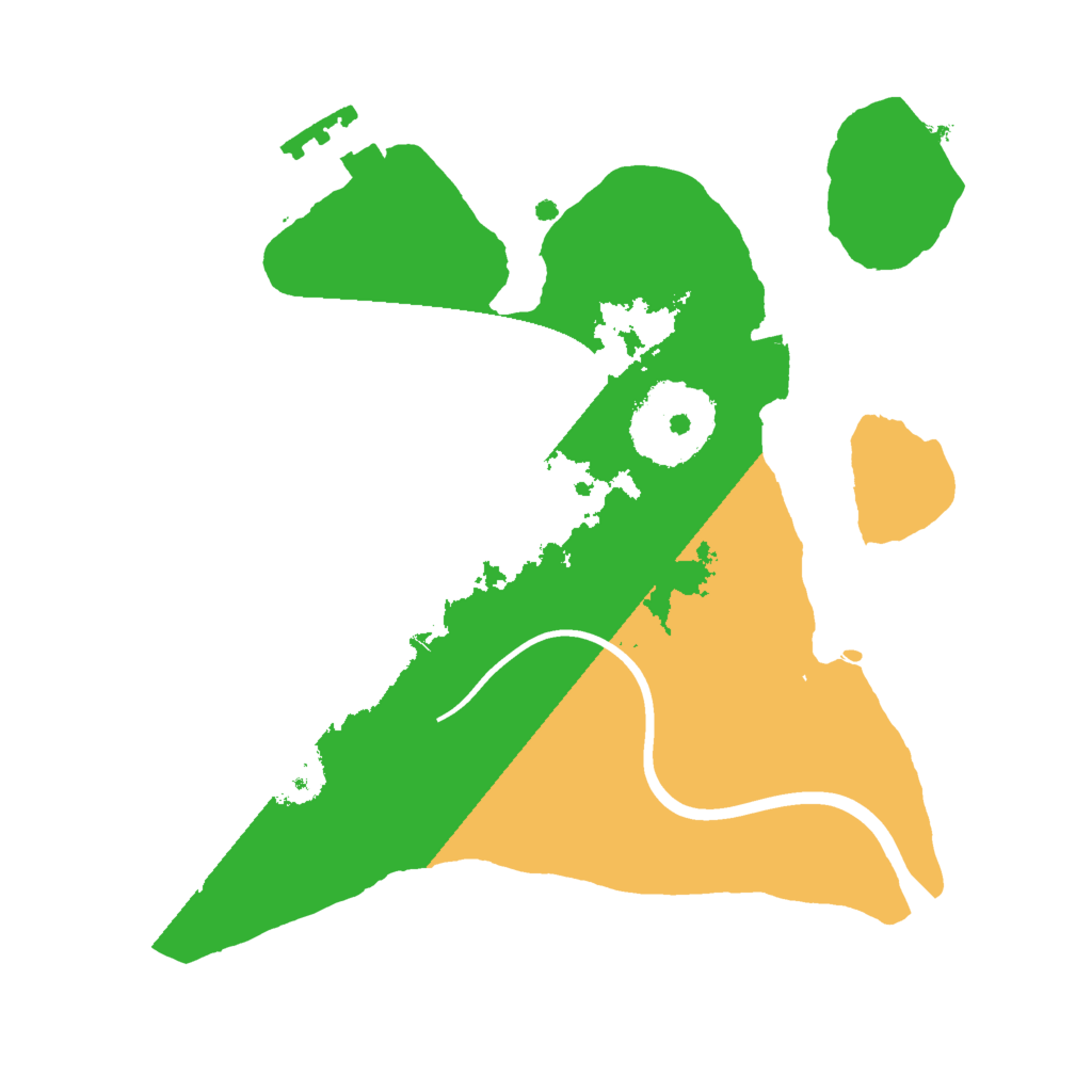 Biome Rust Map: Procedural Map, Size: 2000, Seed: 890731996