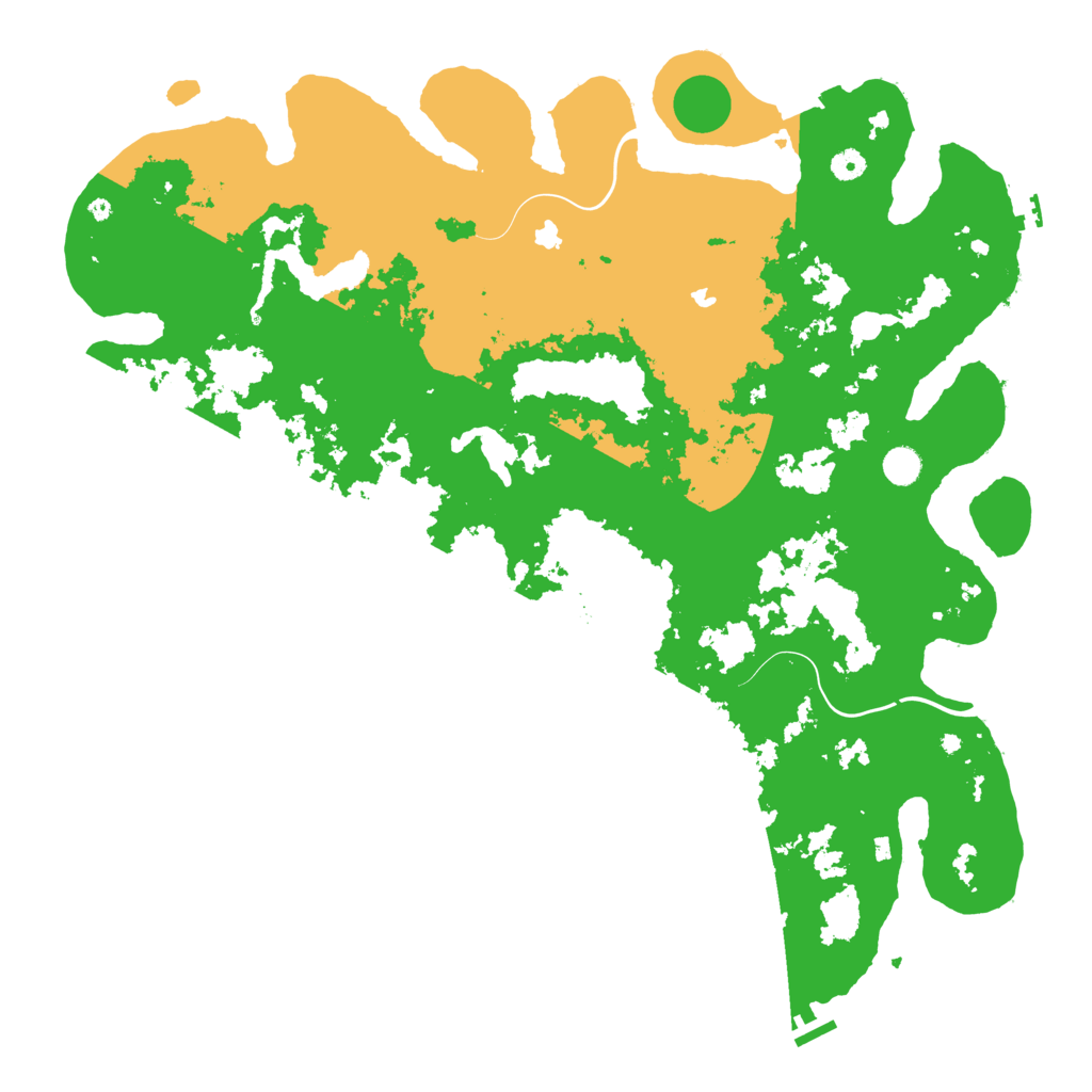 Biome Rust Map: Procedural Map, Size: 5000, Seed: 570089