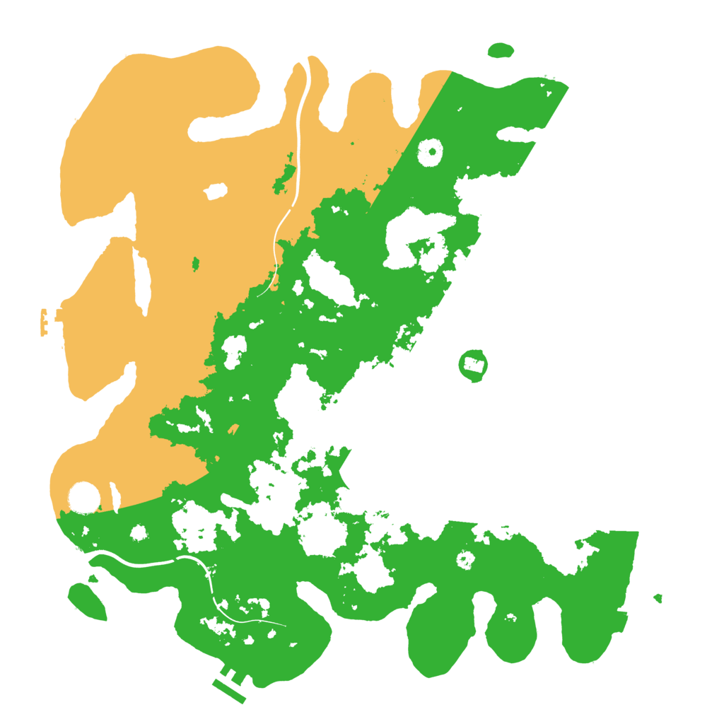 Biome Rust Map: Procedural Map, Size: 4000, Seed: 838124