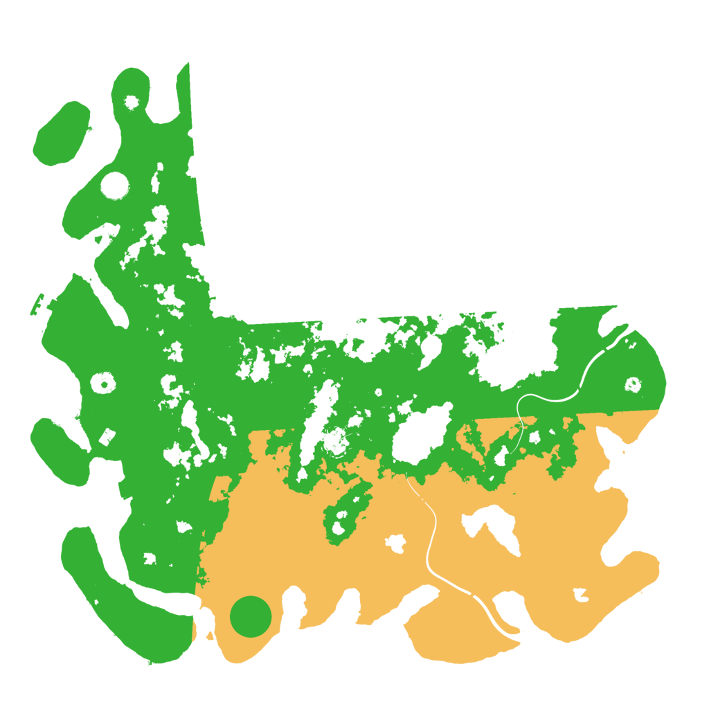 Biome Rust Map: Procedural Map, Size: 4500, Seed: 10475564