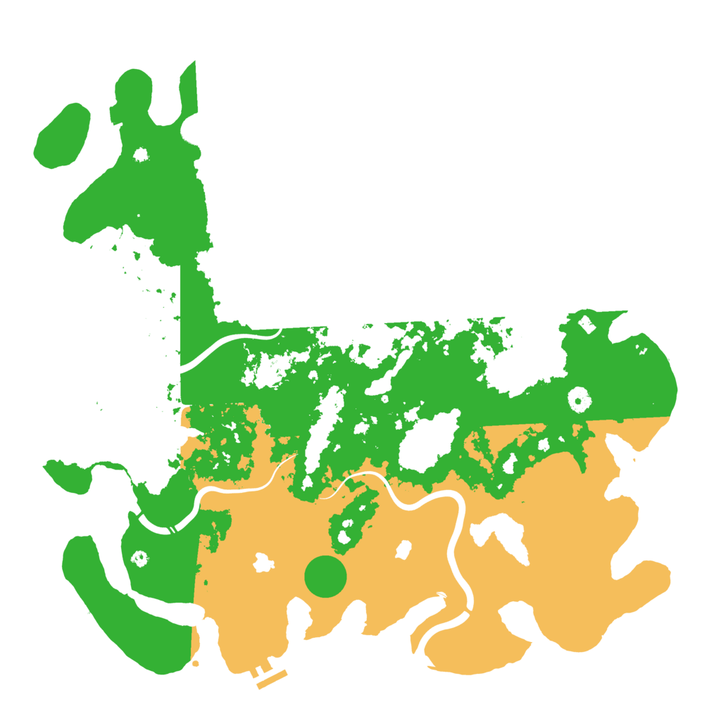 Biome Rust Map: Procedural Map, Size: 4500, Seed: 10475564