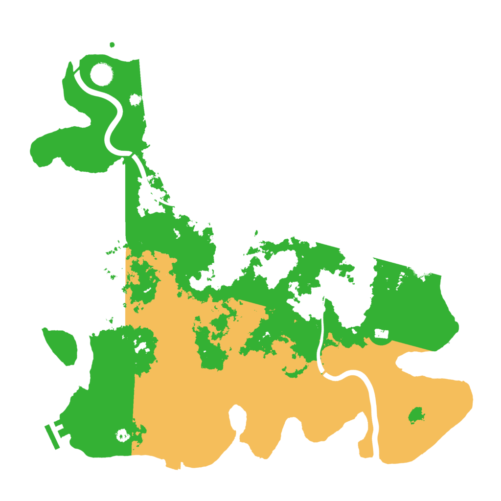 Biome Rust Map: Procedural Map, Size: 3900, Seed: 122