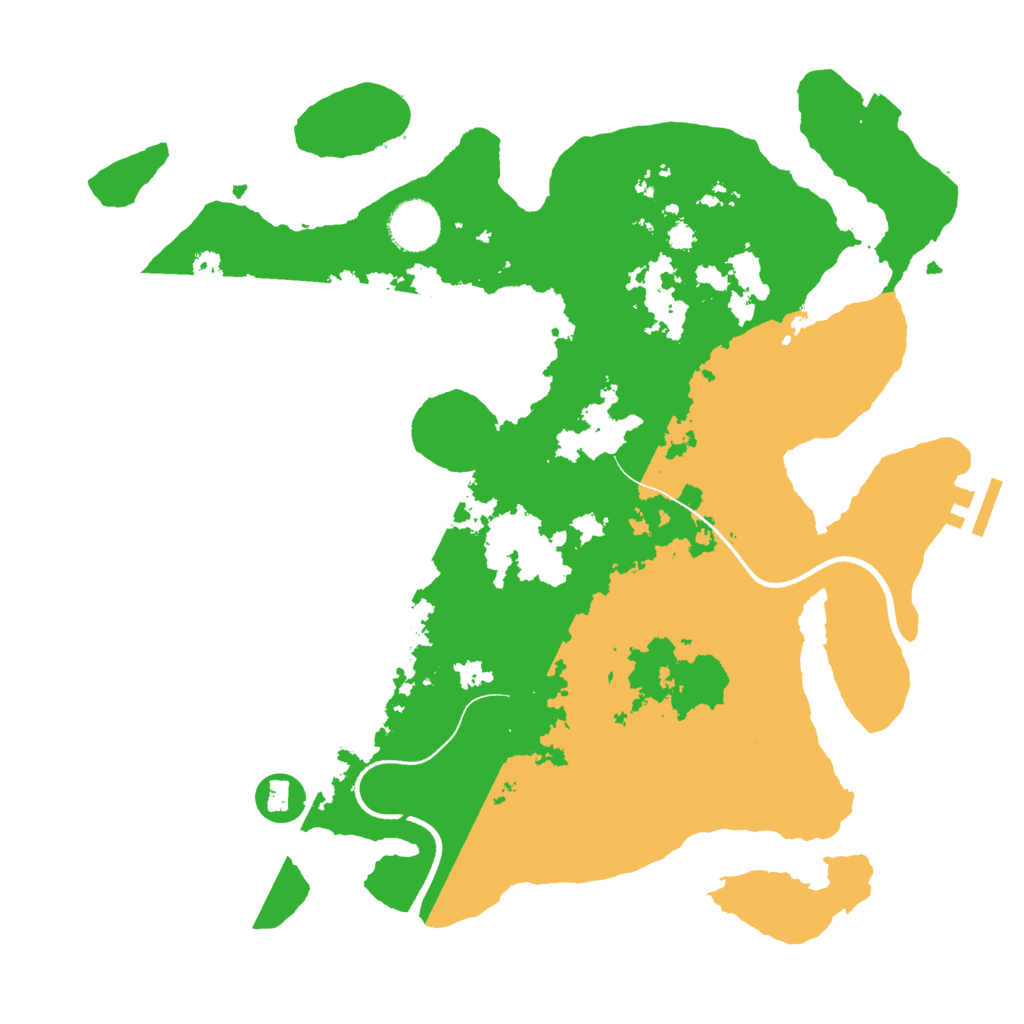 Biome Rust Map: Procedural Map, Size: 3500, Seed: 1511978200