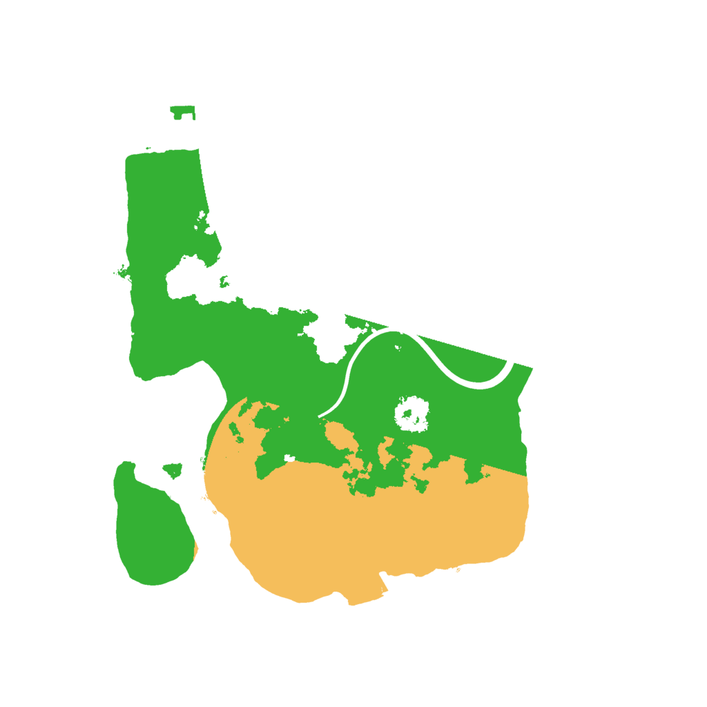 Biome Rust Map: Procedural Map, Size: 2000, Seed: 1056901693