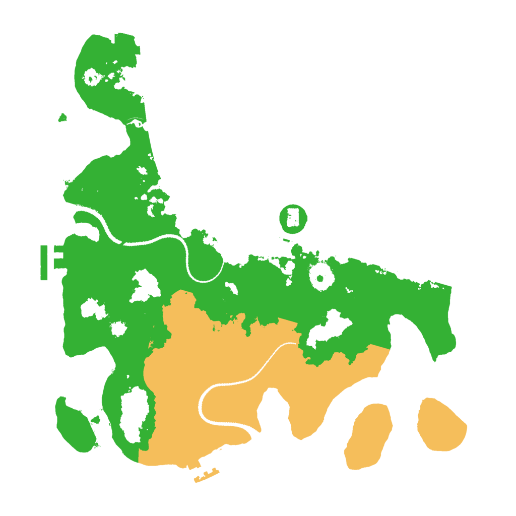 Biome Rust Map: Procedural Map, Size: 3000, Seed: 1056901693